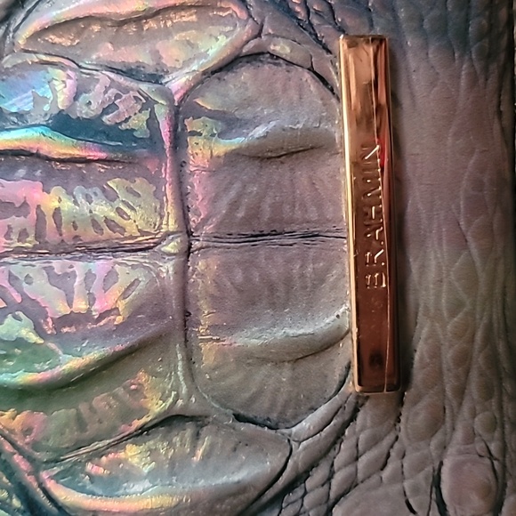 Brahmin Iridescent Crocodile Embossed Shoulder Bag - Picture 2 of 5